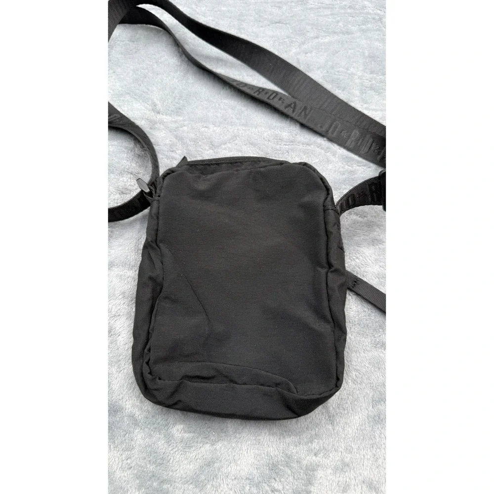 Nike Air Jordan Jumpman Crossbody Bag Black Adjustable Shoulder Messenger Bag